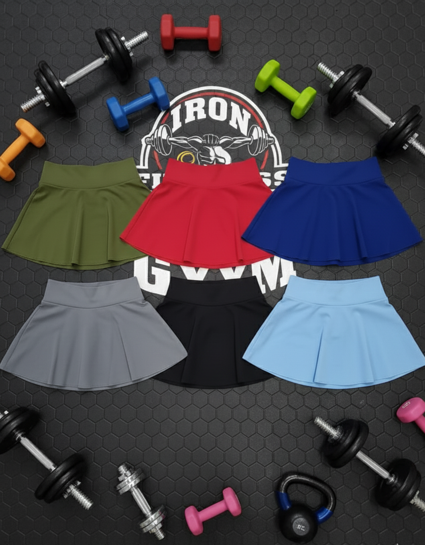 FALDA SHORT DEPORTIVA X3